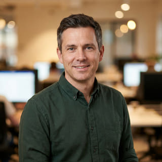 Daniel Carter, listed as Chief Technology Officer at Ridge Yielmere, shown in a profile image